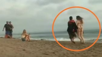 Viral Bapak-bapak Ketahuan Rekam Bule Berbikini di Pantai Bali, HP Dirampas