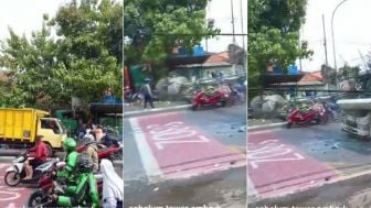 Detik-detik Tower Roboh Menimpa Sejumlah Orang yang Menolong Korban Truk Maut di Bekasi