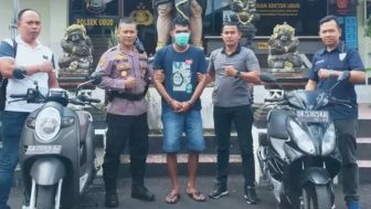 Viral Pencurian Sepeda Motor Terekam CCTV di Bali, Ini Pelakunya