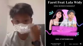Farel Prayoga Batal Manggung Bareng Lala Widy di Denpasar, Penonton Kecewa, Minta Uang Tiket Kembali