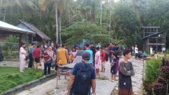 200 Orang Mengungsi Akibat Gempa 5 Detik di Mentawai, 1 Warga Tertimpa Kayu, Bangunan SMP Retak