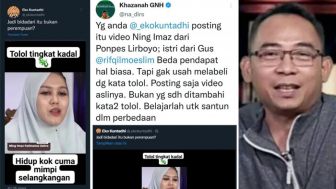 Eko Kuntadhi Dkk Sebut Tolol Ustadzah Ning Imaz Istri Gus Rifqil Muslim Ponpes Lirboyo