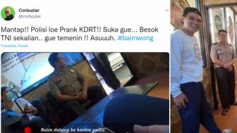 Deddy Corbuzier Bilang Asuuuh, Baim Wong Hapus Video Prank Polisi KDRT Paula, Cuma Berumur 14 Jam