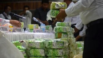 Wow, Polisi Gagalkan Nyaris 2 Kuintal Sabu-Sabu dari Malaysia, 1 Ditangkap, 3 Buron
