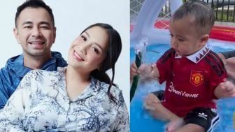 Baby Rayyanza Anak Raffi dan Nagita Pakai Kostum Man Utd, Netizen: Dilatih Sabar Sejak Dini