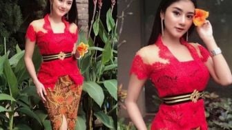 Si Cantik Ghea Youbi Posting Foto Pakai Kebaya Merah, Pengikutnya Langsung Minta Link Video