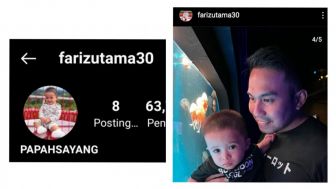 Bakal Jadi Sosok Ayah, Fariz Mulai Pasang Foto Adzam di Profil Akun Instagram Miliknya, Nathalie: Sudah Bisa Panggil Papah