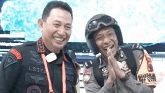 Aksi Kocak Polisi Ini Viral karena Selalu Membuat Kapolri Jenderal Listyo Sigit Tertawa Ngakak