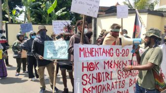 Dituding Aksi Mahasiswa Papua Tidak Bermartabat, AMP Bali: Silakan Lihat Videonya!
