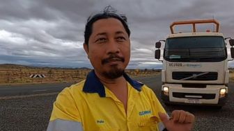 Tajir! Lebihi Menteri, Putu Taluh Sopir Truk Asal Bali di Australia Seminggu Digaji Rp 30 Juta