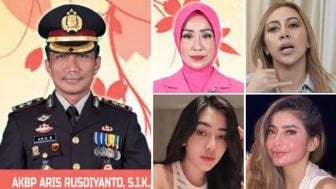 Adu Cantik 4 Istri AKBP Aris Rusdiyanto, Eks Kapolres Muara Enim yang Diduga Selingkuh