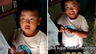 Kocak, Aksi Bocah Gagal Bohong Saat Sembunyikan Ibunya yang Ditagih Hutang Ini Viral