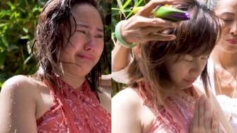 Penuh Emosi! Denise Chariesta Sampai Teriak-teriak Saat Melukat di Bali, Ini yang Dirasakannya