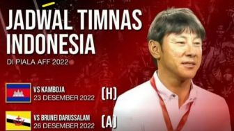 Shin Tae Yong Rilis Jadwal Tanding Timnas Indonesia di Piala AFF 2022, Ada Kontra Thailand