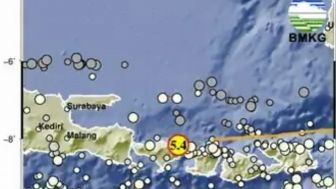 Gempa Berkekuatan 5 SR Dua Kali Guncang Karangasem Bali