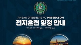 Klub Asnawi Mangkualam di Korea Selatan Ansan Greeners FC Adakan Latihan di Jeollanamdo, Berikut Laporannya