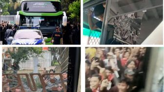 Heboh! Oknum Suporter Indonesia Rusak Bus Pengangkut Timnas Thailand, Kini Wajah Sepak Bola Indonesia Tercoreng