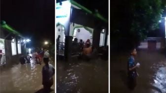 Banjir Melanda Wilayah Brebes, Rumah, Masjid, hingga Polsek Ikut Tergenang