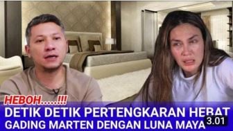 Gegara Chat WA, Gading Marten Bertengkar dengan Luna Maya, Benarkah? Cek Faktanya