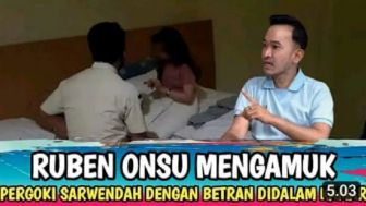 Ruben Onsu Ngamuk Pergoki Sarwendah dan Betrand Peto saat Hendak Berhubungan di Dalam Kamar, Benarkah? Cek Faktanya!