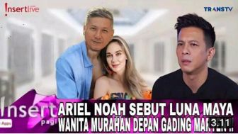 Hoaks!? Pecah Tangis Ariel Noah, Sebut Luna Maya Wanita Murahan di Depan Gading Marten