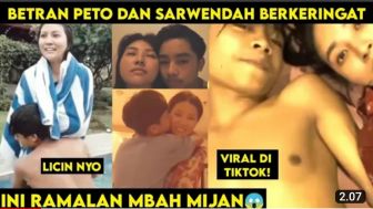 Betrand Peto dan Sarwendah Tidur Berkeringat Viral di TikTok, Ini Tanggapan Mbah Mijan Keluarga Bahagia, Begini Faktanya