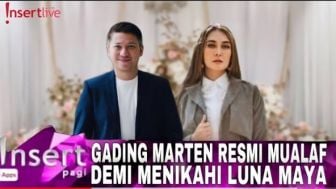 Udah Diaminkan Loh! Benar Gak Sih Gading Marten Resmi Mualaf Demi Menikahi Luna Maya? Ini Faktanya