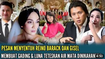 Tangis Reino Barack dan Gisel Pecah, Gading Marten Lancar Ucapkan Ijab Qabul saat Nikahi Luna Maya? Cek Fakta