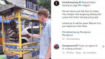 Viral! Tukang Bubur Jago Bahasa Inggris Ladeni Londokampung, Netizen: Harusnya Diundang Podcast dan TV, Bukan Selingkuh