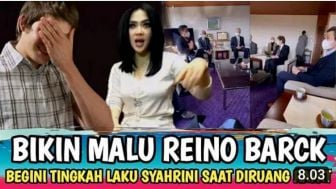 Aduuh! Tingkah Laku Syahrini di Ruang Rapat Bikin Malu Reino Barack, Benarkah? Cek Faktanya!