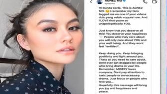 Makjleb, Pesan Agnez Mo Langsung Nempel di Hati Bunda Corla