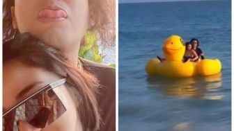 Denise Chariesta Pamer Kemesraan Bareng Pacar Barunya di Pantai, Netizen: Cowoknya Kayak Abang Tukang Parkir