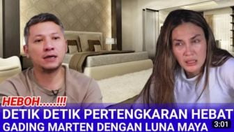 CEK FAKTA: Heboh Detik-detik Pertengkaran Hebat Luna Maya dengan Gading Marten, Benarkah?