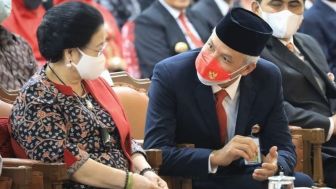 Pidato Ganjar Pranowo Buat Megawati Angguk-angguk dan Tak Henti Tepuk Tangan, Tanda Restu Calon RI 1?