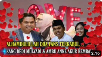 CEK FAKTA: Akhirnya Doa Fans Terkabul, Kang Dedi Mulyadi dan Ambu Anne Rujuk dan Batal Cerai, Benarkah?