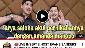 CEK FAKTA: Hubungan di Balik Layar Amanda Manopo dan Arya Saloka Dibongkar Evan Sanders, Resmi Menikah?