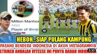 CEK FAKTA: PSSI Kaget, Pemain Vitesse Million Manhoef Siap Dinaturalisasi Bela Timnas Indonesia?