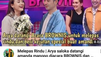 CEK FAKTA: Melepas Rindu, Arya Saloka Datang ke Acara Brownis? Netizen Sorot Wajah Amanda Manopo