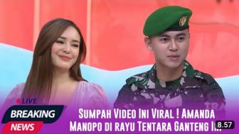 Cek Fakta: Kelewat Seksi, Tentara Ganteng Ini Naksir Sama Amanda Manopo Saat Jadi Host di Brownis