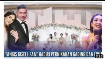 CEK FAKTA: Haru Tangis Gisel Saat Hadiri Pernikahan Gading Marten dan Luna Maya?