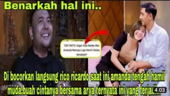 Cek Fakta: Dibocorkan Langsung Rico Ricardo Ternyata Saat Ini Amanda Manopo Tengah Hamil Muda Buah Cinta Arya Saloka