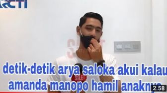 Cek Fakta: Live Silet, Pengakuan Arya Saloka Bahwa Amanda Manopo Hamil Anaknya?