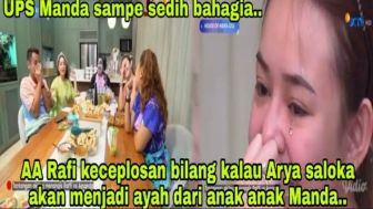 CEK FAKTA: Raffi Ahmad Keceplosan Bilang Arya Saloka Ayah Dari Anak Amanda Manopo?