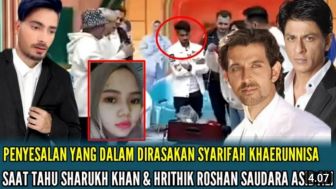 CEK FAKTA: Syarifah Khaerunnisa Menyesal Saat Tau Shahrukh Khan & Hrithik Roshan Saudara Asib Ali Bhore?