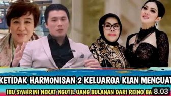 Cek Fakta: Ibu Syahrini Ngutil Uang Bulanan Reino Barack, Bikin Rumah Tangga tak Harmonis, Benarkah?