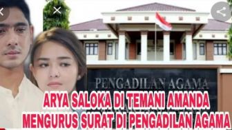 CEK FAKTA: Live Perdana, Amanda Manopo Temani Arya Saloka Urus Surat Perceraian dengan Putri Anne?
