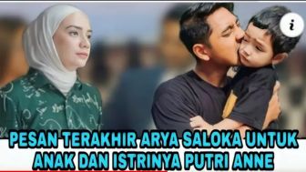 CEK FAKTA: 1 Jam Lalu Pesan Terakhir Dari Arya Saloka Untuk Anak dan Istrinya, Putri Anne