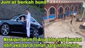 CEK FAKTA: Jumat Berkah! Amanda Manopo Antarkan Arya Saloka Salat Jumat?