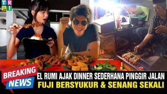 CEK FAKTA: El Rumi dan Fuji Makan Bareng di Pinggir Jalan, Keluarga Beri Restu?