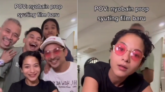 Putri Marino Bikin Video TikTok Bareng Lukman Sardi dan Yoga Pratama, Film Baru?